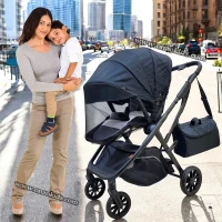 Poussette réversible avec moustiquaires - CHANOU KIDS