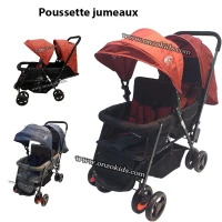 Poussette jumeaux | Mini pouce