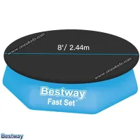 Bache 4 saisons pour piscine 2.44 m  Bestway