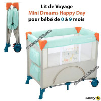 baby-products-lit-de-voyage-mini-dreams-happy-day-pour-bebe-0-a-9-mois-safety-1st-dar-el-beida-algiers-algeria