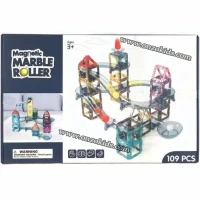 Circuit de marbre magnétique 109pcs