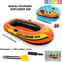 Bateau Pneumatique Gonflable EXPLORER 200 - Intex