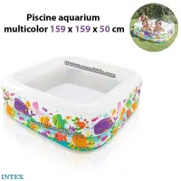 Piscine aquarium multicolor 159 x 159 x 50 cm | Intex