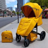 Poussette Compacte Valise avec Sac et Cache Pieds - Kidilo