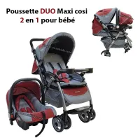 Poussette DUO Maxi cosi 2 en1 pour bébé - Mini pouce