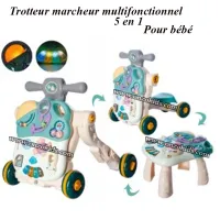 Trotteur marcheur multifonctionnel 5 en1 pour bébé