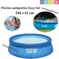Piscine autoportée Easy Set 244 x 61 cm  Intex