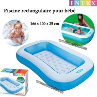 Piscine rectangulaire pour bébé 166 x 100 x 25 cm - INTEX
