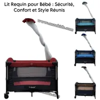 Lit parc, cododo 3en1 pour bébé Alexine