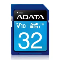 CARTE MEMOIRE ADATA 32Go SDHS CLASSE 10 PREMIE Jusqu'à 100 Mo / 25 Mo par seconde