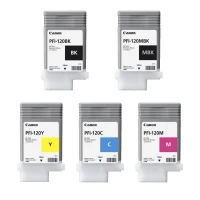 PACK DE CARTOUCHE DENCRE Canon PFI120 ORIGINAL POUR TM200 TM300