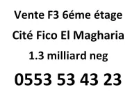 Vente Appartement F3 Alger El magharia