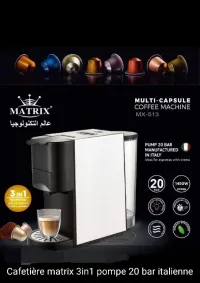 Machine a café 3 en 1 Original ( Nespreso _ café ordinaire _ intenso ) 20 bar italiene 