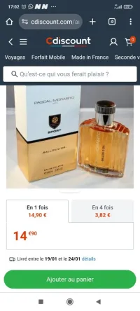 Parphun eau de toilette Pascal morabito 