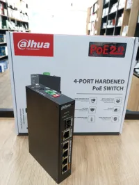 Switch Dahua 04 Ports PoE DH-PF3106-4ET-60