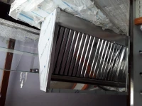 Hotte dextraction en inox 1m