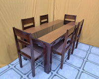 tables-table-salle-a-manger-6-chaises-en-bois-rouge-les-eucalyptus-alger-algerie