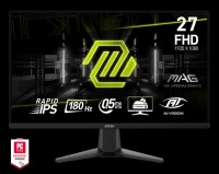 MSI MAG 275F - 27" - Full HD - Rapid IPS - 05MS - 180Hz - Adaptive sync - Color 10 bits (8 bits+FRC)