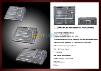 Table Mixage AUDIOMIX Amplifier DSERIE