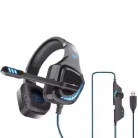 Ovleng Casque Gaming USB 7.1 Ovleng Q11 LED avec Microphone stéréo pour PC PS4
