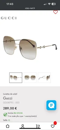 Lunettes de soleil pour femme gucci
