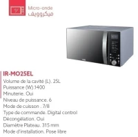 MICRO ONDE IRIS 25LITRES DIGITAL (INOX)