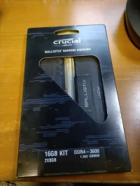 RAM CRUCIAL BALLISTIX 16GB DDR4 3600MHZ