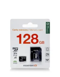 Carte Mémoire Micro SD ESSENTIELB 128Go Micro SDXC- 4K