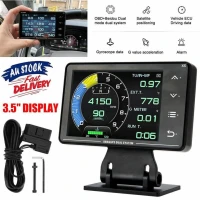 LCD multifonction pour automobile,température d'eau et de l'huile,turbo,valeur G, gyroscope,OBD2,GPS