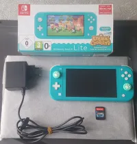 NINTENDO SWITCH LITE AVEC BOÎTE 10/10 + CHARGEUR D'ORIGINE + MARIO TENNIS ACES 