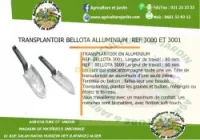 TRANSPLANTOIR EN ALUMINIUM BELLOTA