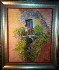 Tableau huile sur toile  signé