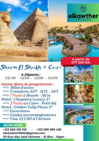 Sharm El Sheikh + Caire
