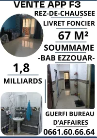 Vente Appartement F3 Alger Bab ezzouar