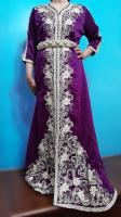 ملابس-تقليدية-kaftan-move-violet-tres-attirant-بئر-الجير-وهران-الجزائر