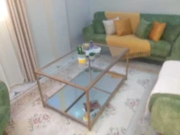 Fauteuil table abat jour