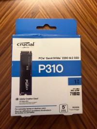 Crucial P310 1TB PCIe Gen 4 NVMe SSD -- PROMOTION