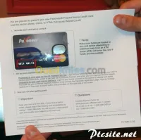 Obtenir un MasterCard+25$ en Algerie