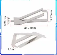 Pinces metalique pour plateau d'imprimante 3D