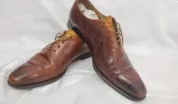 Chaussures classiques homme en cuir marron 
