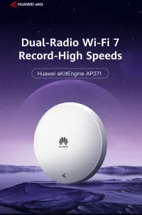 Point d'accès Huawei eKitEngine AP371 WIFI 7 HUAWEI eKit Series AP371 2500 Mbit/s