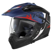 CASQUE NOLAN N70-2 GT BUNGEE N-COM 038 NOIR MAT-BLEU BLANC. "Original"