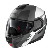 Casque NOLAN N90-3 WILKO N-COM 028 GRIS MAT-BLANC. "Original"