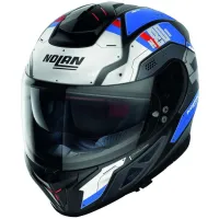 Casque NOLAN N80-8 50 TH STARSCREAM N-COM 036 BLANC-NOIR-GRIS-BLEU. "Original"