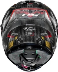CASQUE NOLAN X-803 X-LITE ULTRA CARBON SBK 032 NOIR-ROUGE. "Original"