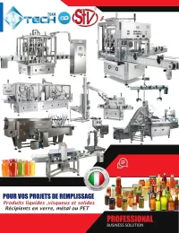 Remplisseuses, boucheuse ,laveuse et autres solutions