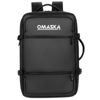 Sac A Dos (Porte Pc) Omaska Elegance Pour voyage et Etude Imperméable - Noir