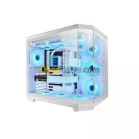 MARS GAMING MC-3TCORE - BOÎTIER MOYENNE TOUR - VERRE TREMPÉ - ATX MICROATX MINI-ITX - WHITE