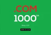 Vender un Domaine .COM (1000 DA)