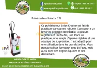 pulverisateur 12 kréator 